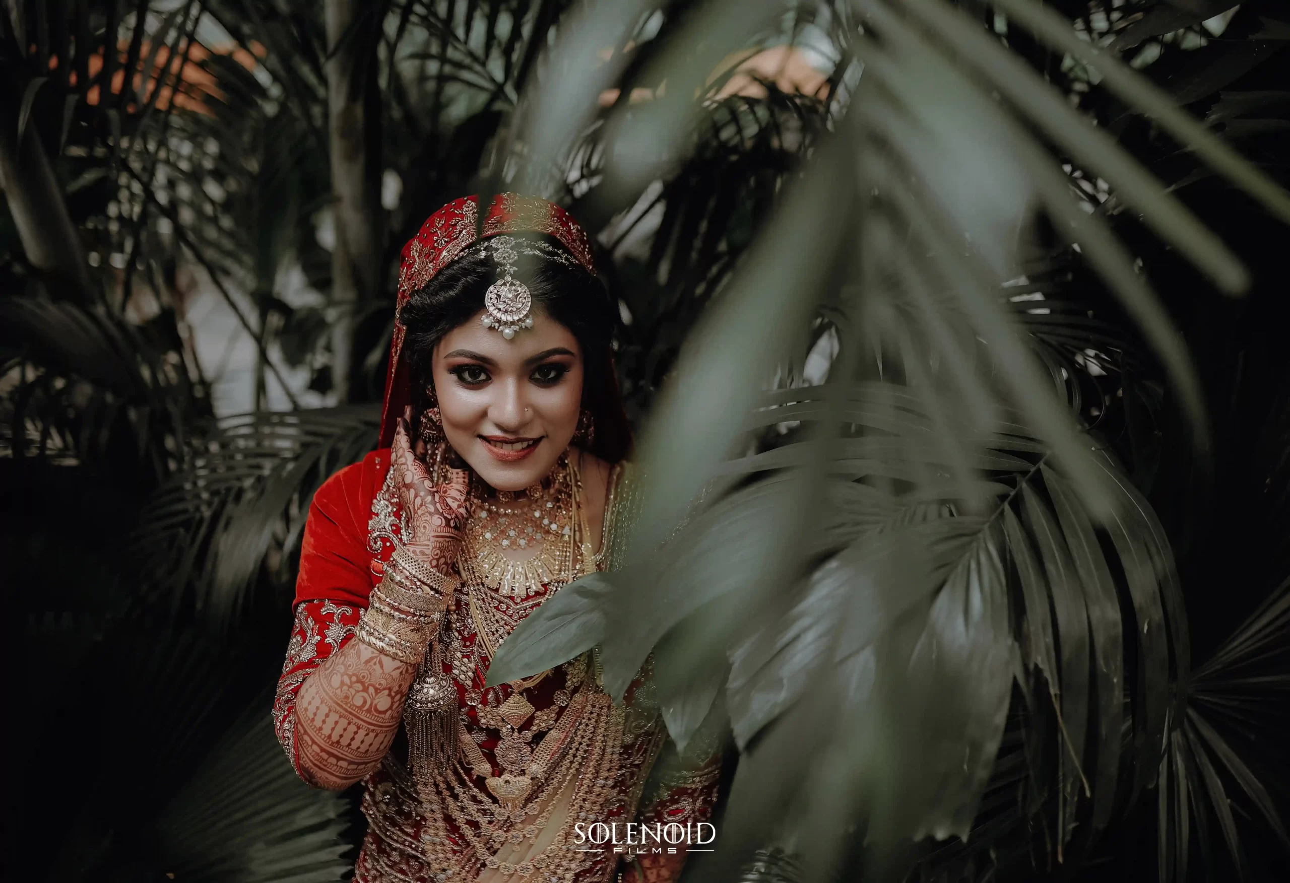 Muslim bride during a wedding celebration