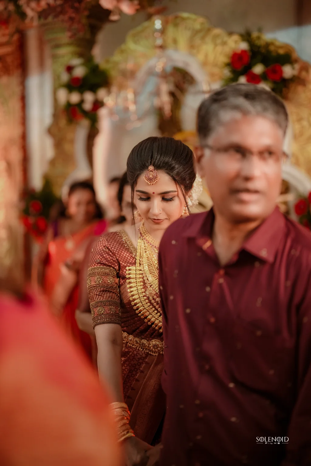 A natural Kerala wedding portrait by Solenoid Films